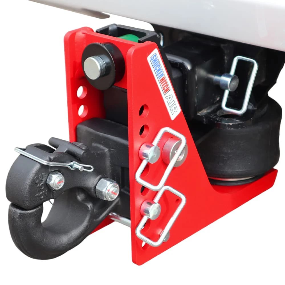 Shocker Air Hitch & Channel Style Pintle Hook — Shocker bumper-pull receiver hitch (SKU SH-633-250)