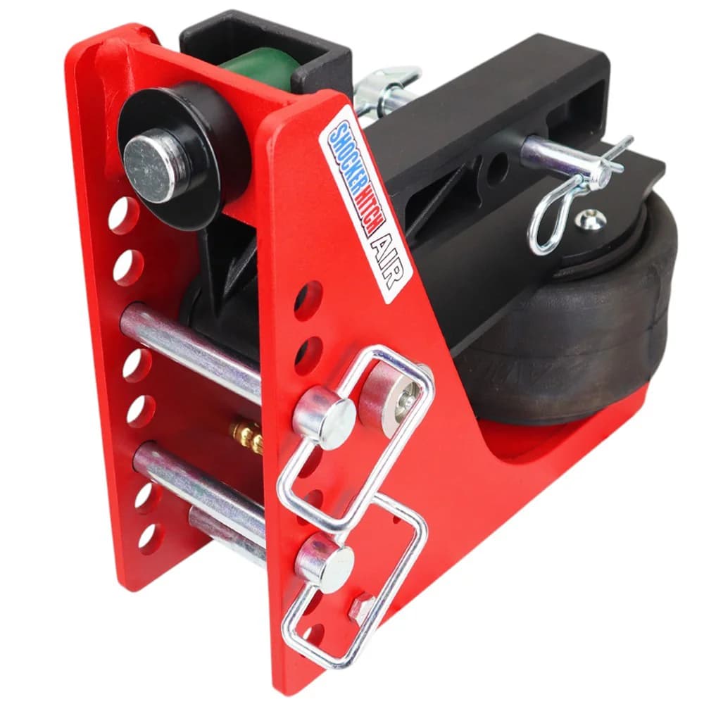 Shocker Air Hitch Base Frame Complete w/ Pins (No Ball Mount) — Shocker bumper-pull receiver hitch (SKU SH-200-200)