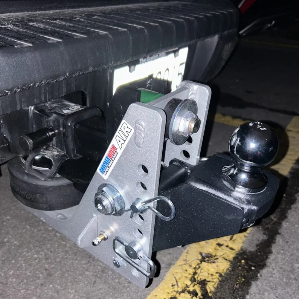 Shocker 10K Aluminum Air Hitch & Raised Ball Mount w/ 2-5/16" Ball