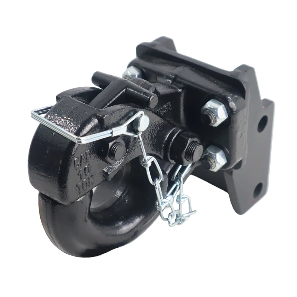 Shocker 10-Ton Pintle Hitch Hook w/Mounting Plate