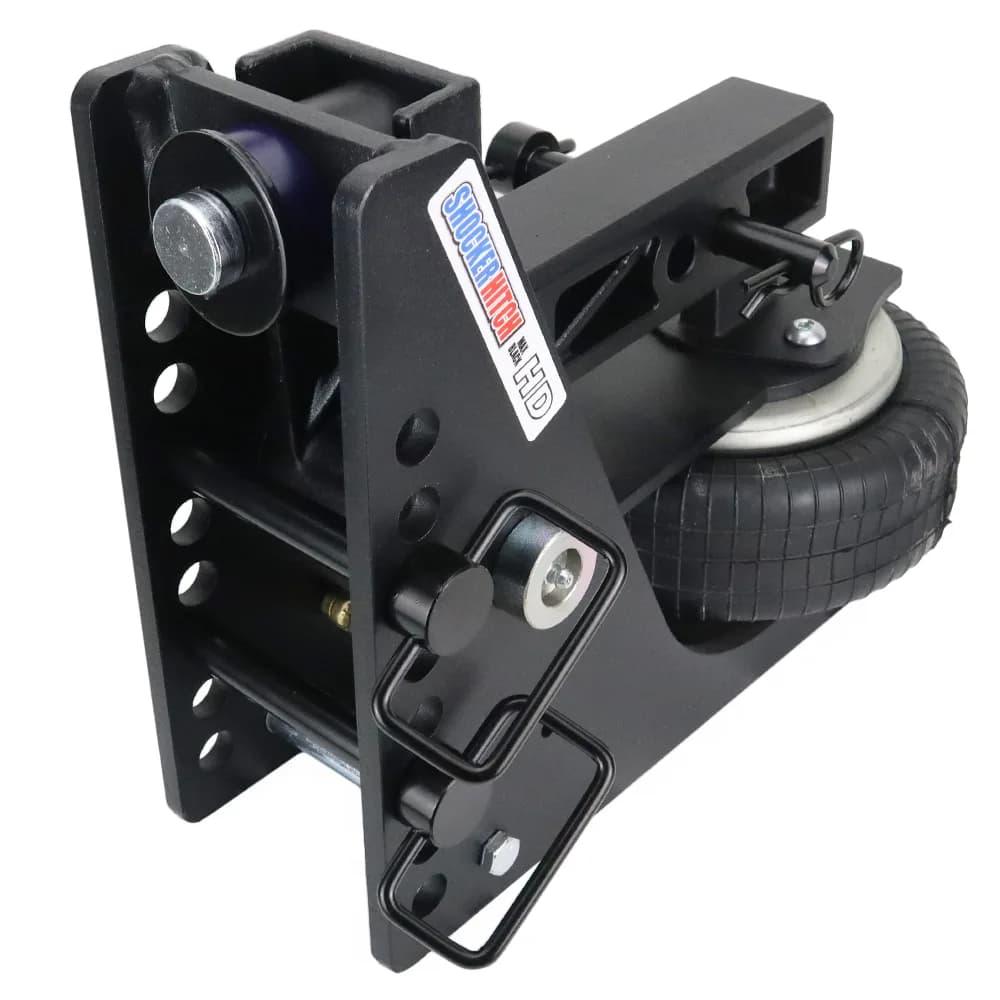 Shocker HD Max Black Air Hitch Base Frame Complete w/ Pins (No Ball Mount)