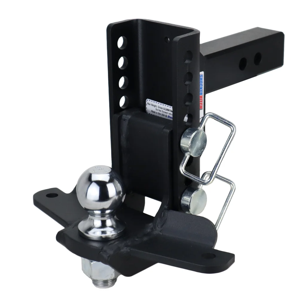 Shocker XR Drop Hitch w/ Sway Bar Tabs & 2-5/16" Ball — Shocker bumper-pull receiver hitch (SKU SH-XR100-320-25SC)