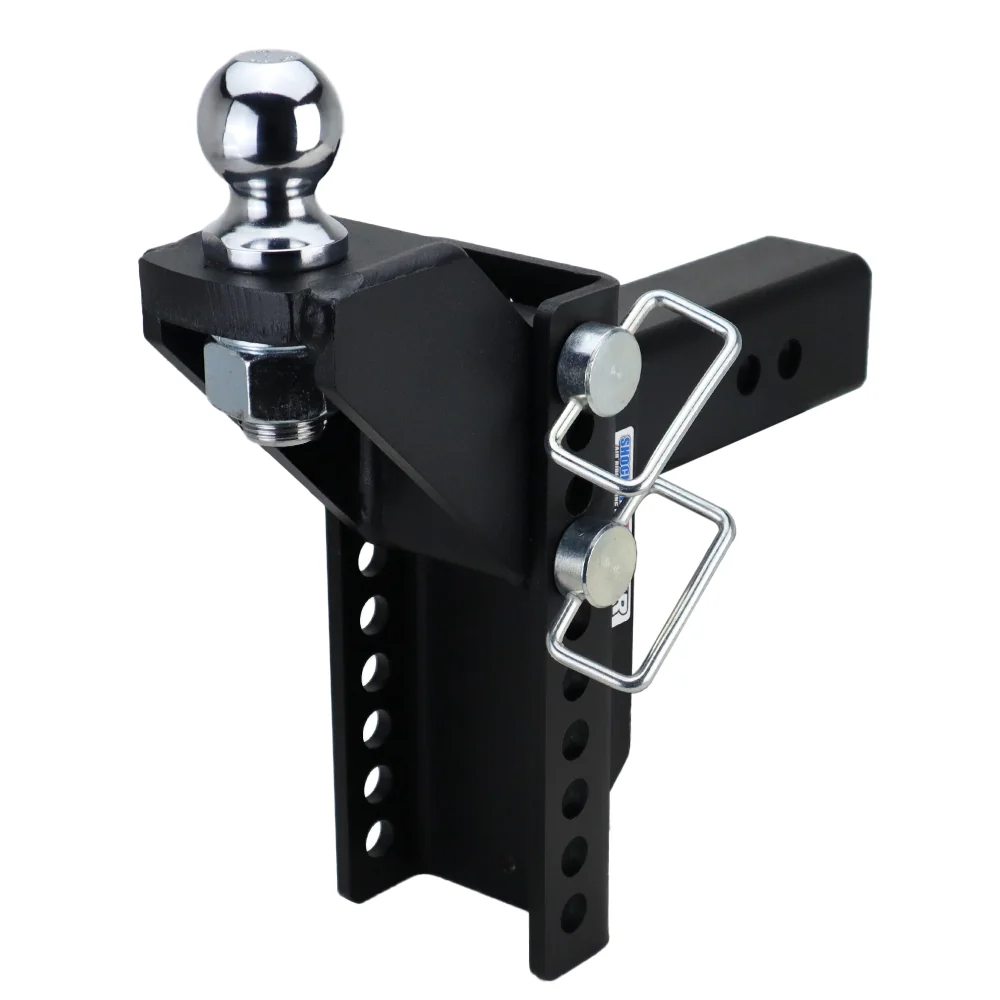 Shocker XR Raised Hitch w/2" Ball — Shocker bumper-pull receiver hitch (SKU SH-XR125-10-310-2)