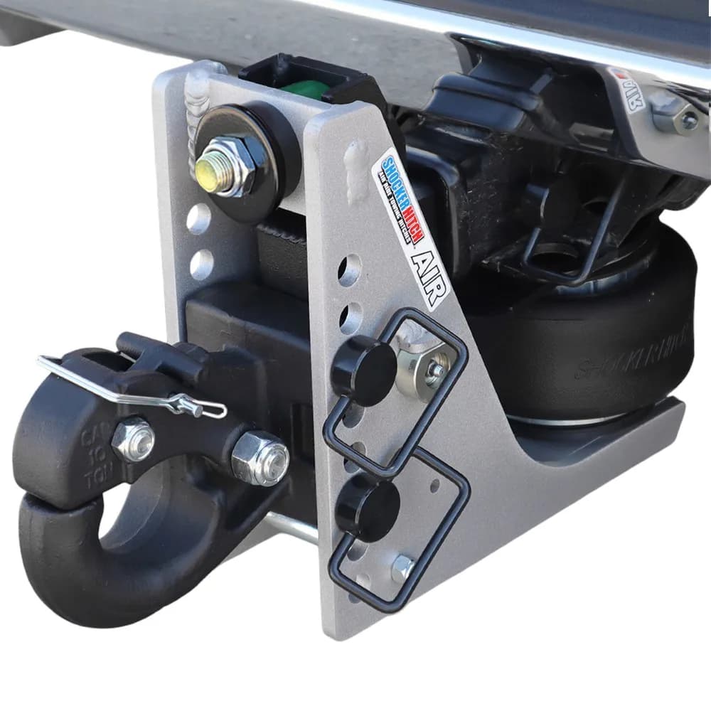 Shocker 10K Aluminum Air Hitch & Pintle Hook w/Mount