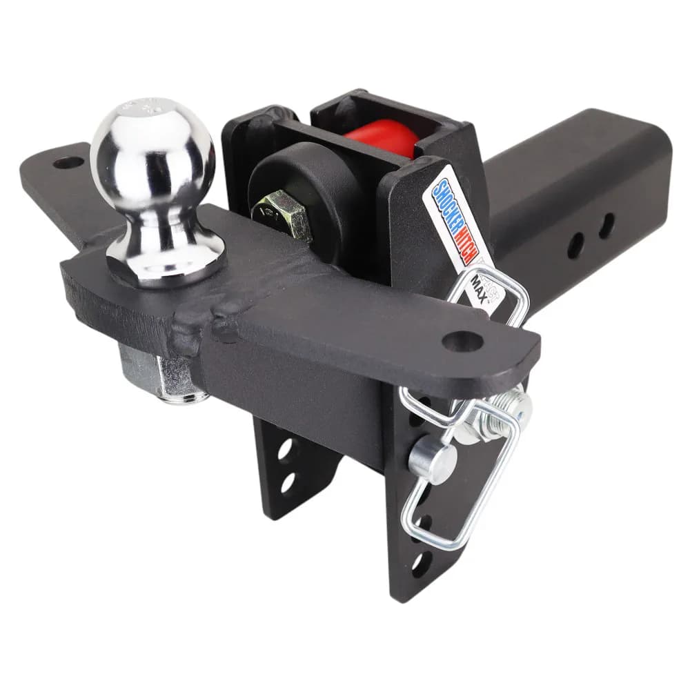 Impact Max Cushion Hitch & Raised Ball Mount w/2" Ball & Sway Bar Tabs
