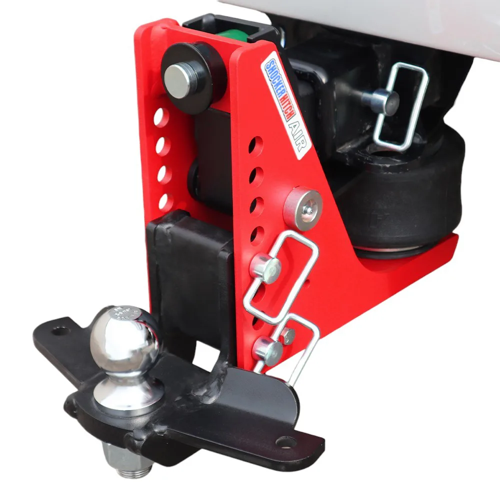 Shocker Air Hitch & Drop Ball Mount w/ 2-5/16" Ball & Sway Bar Tabs