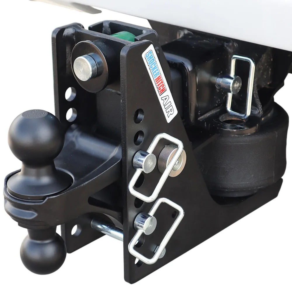 Shocker Max Black Air Hitch & Black Combo Ball Mount
