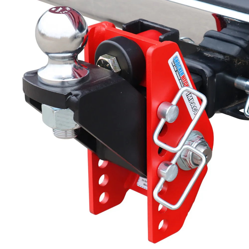 Impact Cushion Hitch & Raised Ball Mount w/2-5/16" Ball