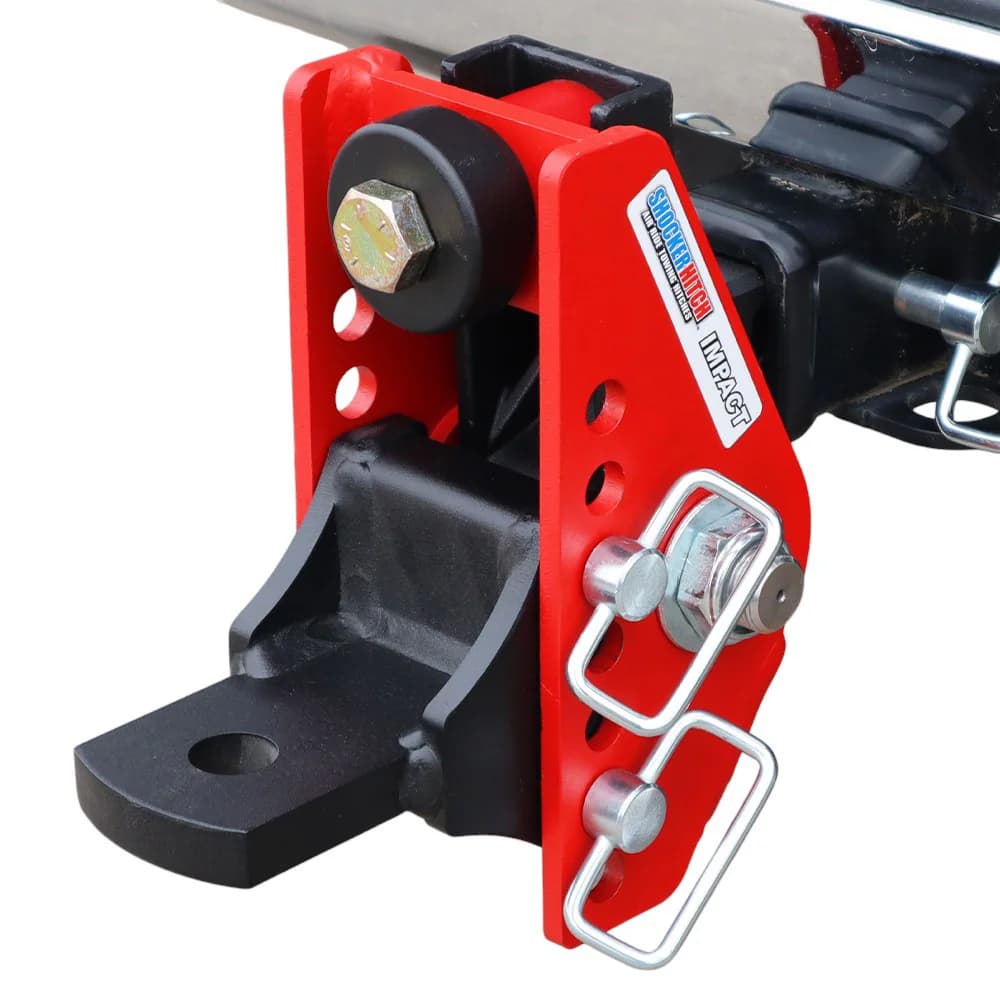 Shocker Impact Cushion Hitch & Drawbar Mount w/1" Hole — Shocker bumper-pull receiver hitch (SKU SH-100-350)