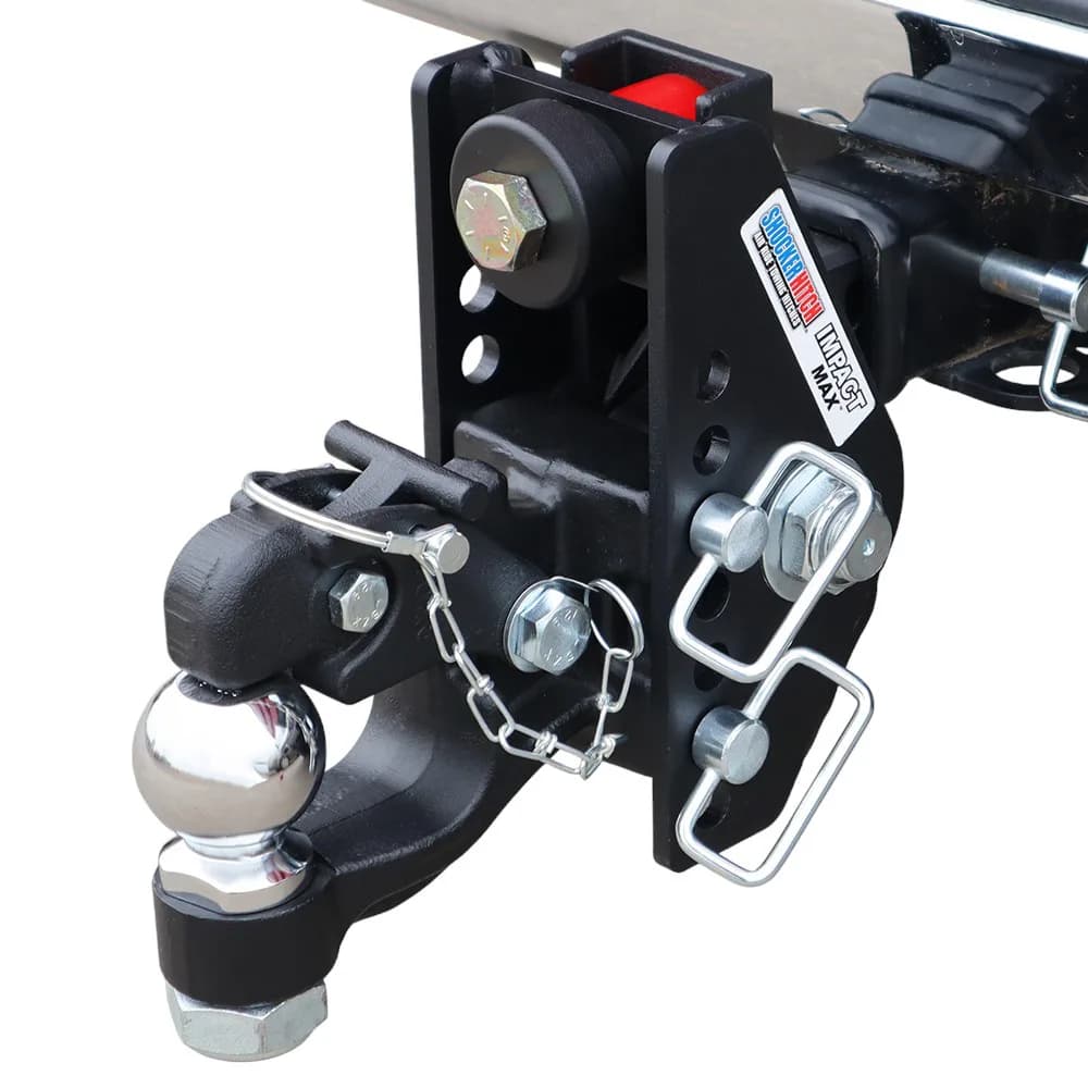 Impact Max Cushion Hitch & 8-Ton Channel Style Pintle Hook with 2-5/16" Ball
