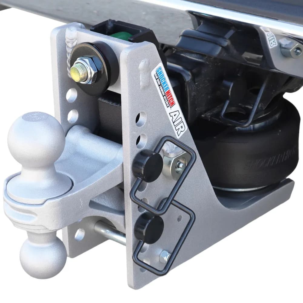 Shocker 10K Aluminum Air Hitch Base Frame Complete w/ Pins (No Ball Mount)