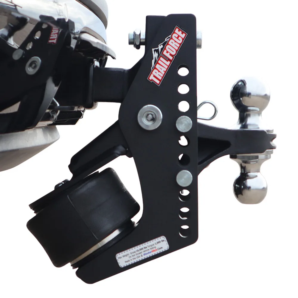 Trail Force Air Hitch & Chrome Combo Ball Mount & Sway Bar Tabs