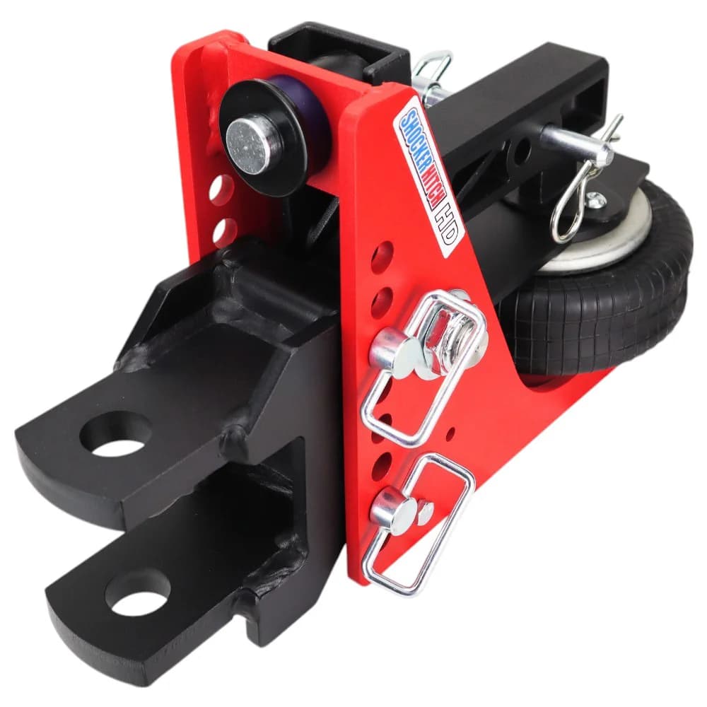 Shocker HD Air Hitch & Clevis Mount — Shocker bumper-pull receiver hitch (SKU SH-HD660-200)