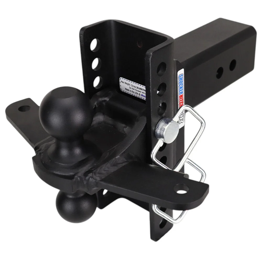 XR Hitch & Black Sway Tab Combo Ball w/2" & 2-5/16" Hitch Balls