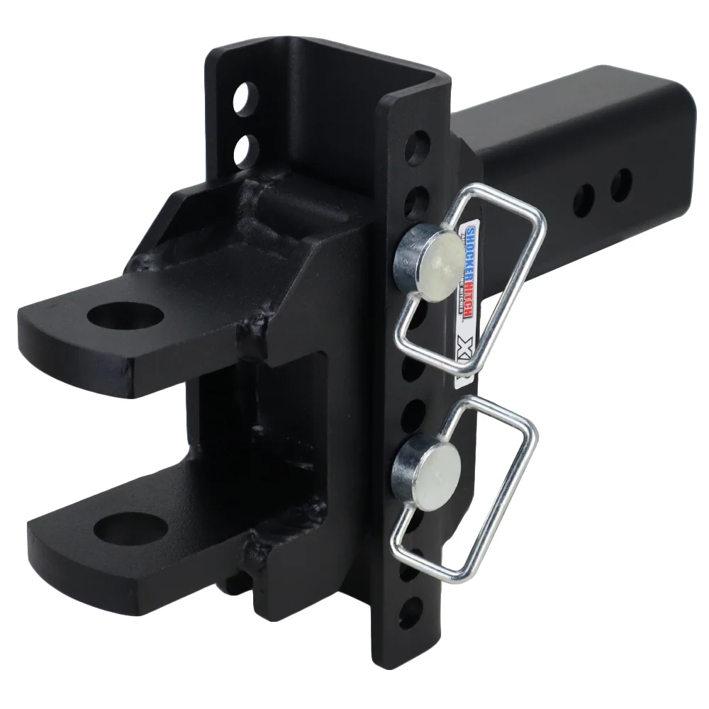 Shocker XR Clevis Hitch w/1-1/4" Holes — Shocker bumper-pull receiver hitch (SKU SH-XR130-360)