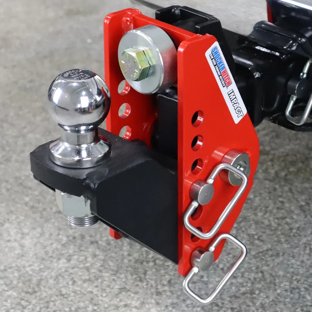Impact Cushion Hitch & Raised Ball Mount w/2-5/16" Ball