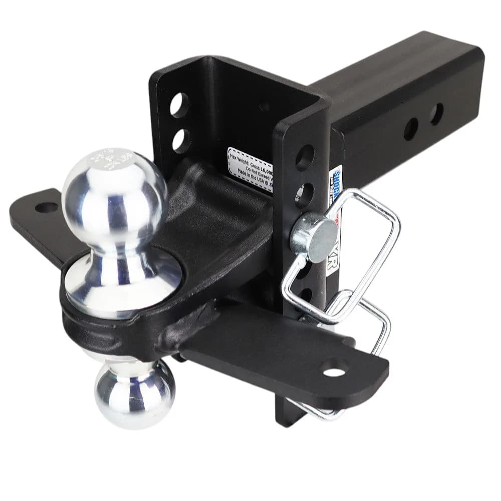 XR Hitch & Chrome Sway Tab Combo Ball w/2" & 2-5/16" Hitch Balls