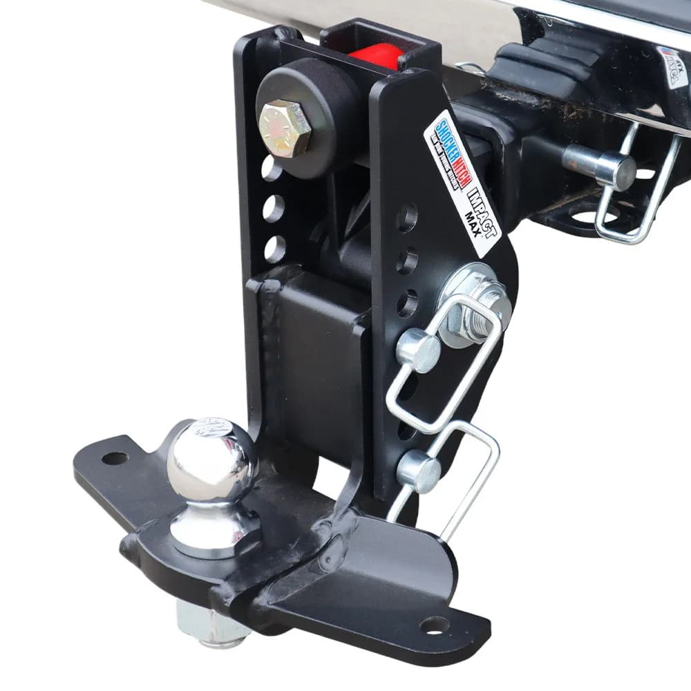 Impact Max Cushion Hitch & Drop Ball Mount w/2" Ball & Sway Bar Tabs