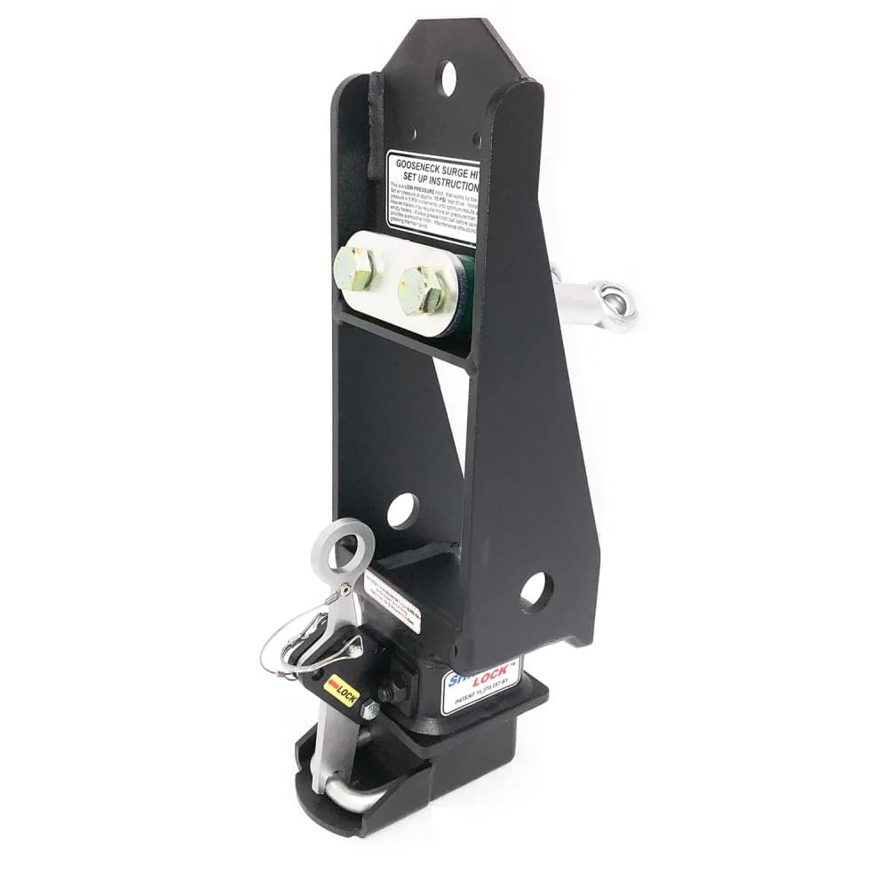 Replacement Black 30k Main Frame Gooseneck Air 9" Offset with Shift Lock Coupler for 2-5/16" Ball