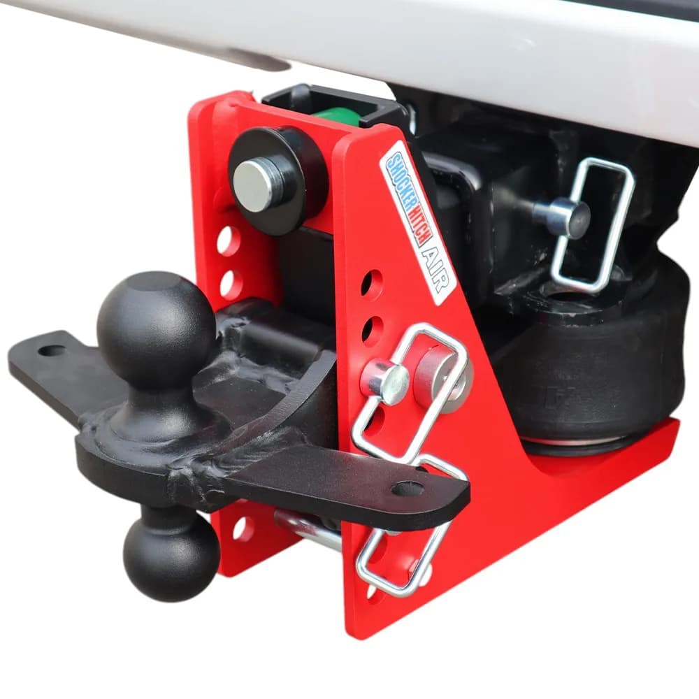 Shocker Air Hitch & Black Combo Ball Mount & Sway Bar Tabs
