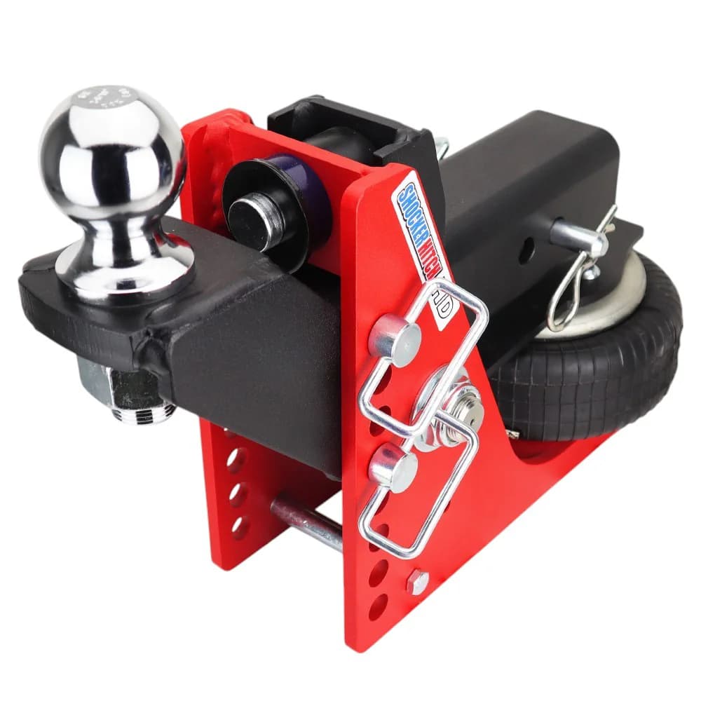 Shocker HD Air Hitch & Raised Ball Mount w/ 2-5/16" Ball — Shocker bumper-pull receiver hitch (SKU SH-HD610-300-25)