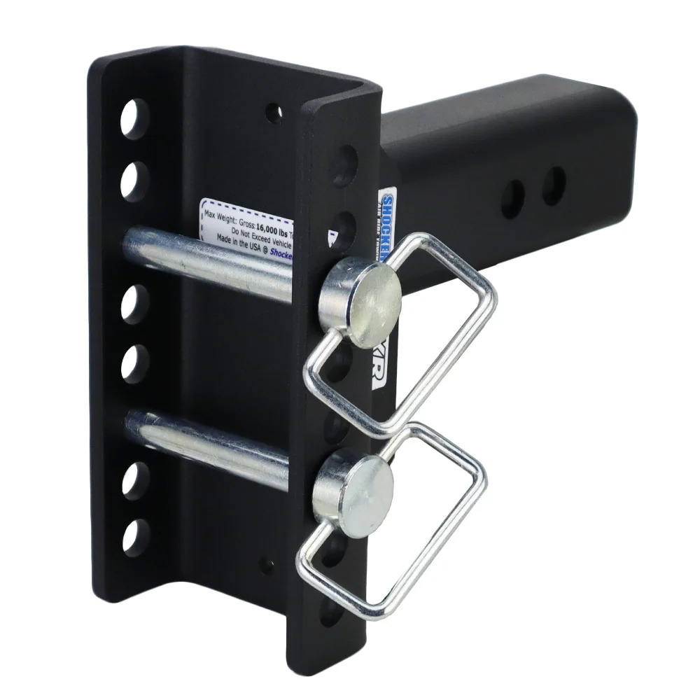 Shocker XR Drop Hitch 8 Hole Frame Only with Pins — Shocker weight distribution hitch (SKU SH-XR125)