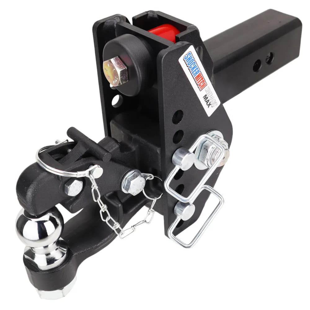 Impact Max Cushion Hitch & 8-Ton Channel Style Pintle Hook with 2" Ball