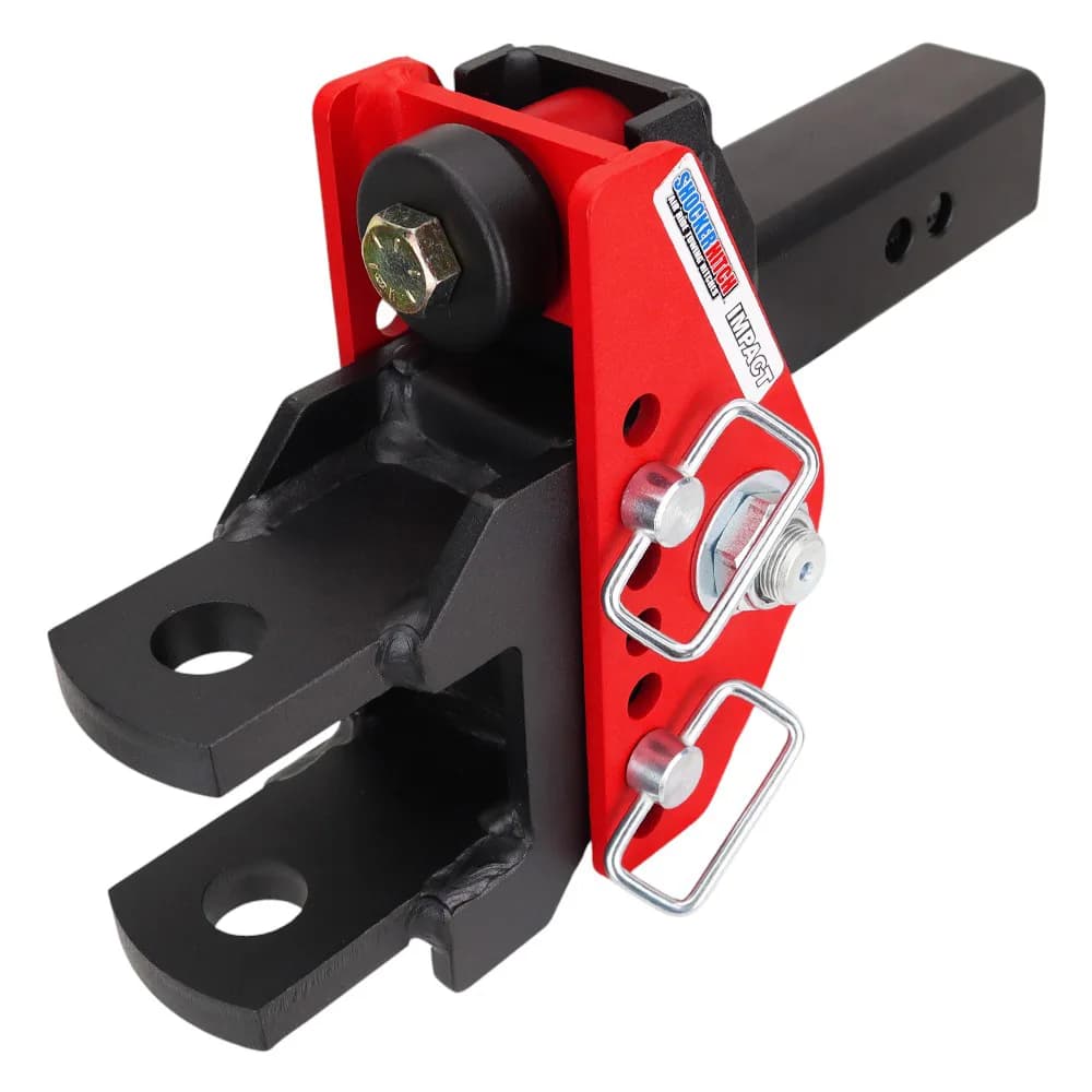 Impact Cushion Hitch & Clevis Pin Mount w/1-1/4" Holes