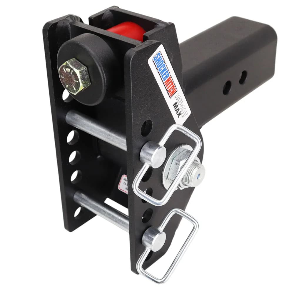 Shocker Impact Max 20K Cushion Hitch Base Frame Complete w/ Pins (No Ball Mount) — Shocker bumper-pull receiver hitch (SKU SH-C130)