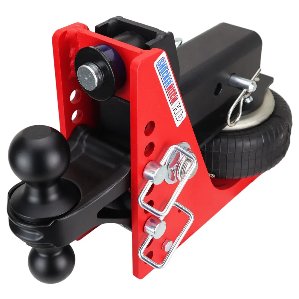 Shocker HD Air Hitch & Black Combo Ball Mount