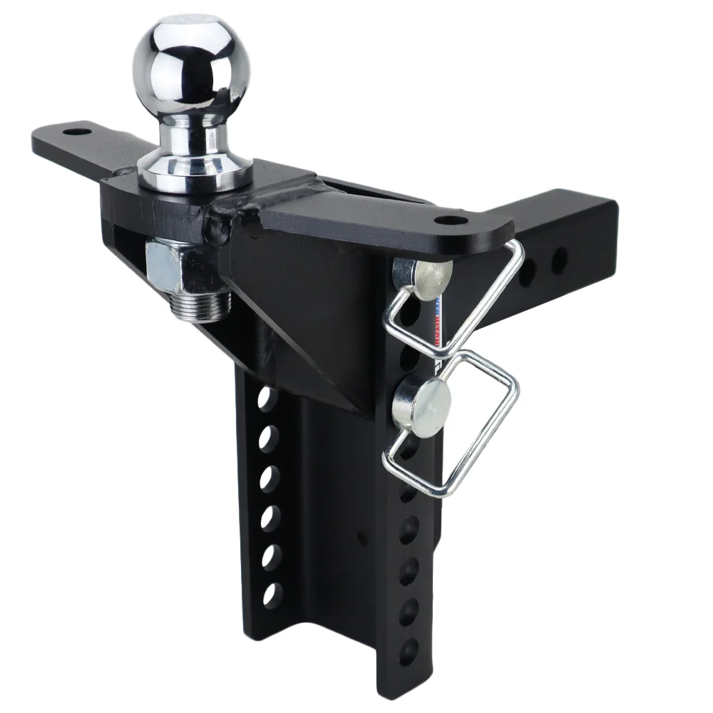 Shocker XR Raised Hitch w/ Sway Bar Tabs & 2" Ball — Shocker bumper-pull receiver hitch (SKU SH-XR100-10-310-2SC)