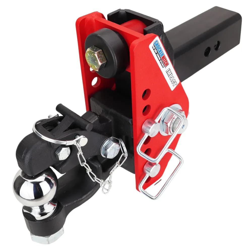 Impact Max Cushion Hitch & 8-Ton Channel Style Pintle Hook with 2" Ball