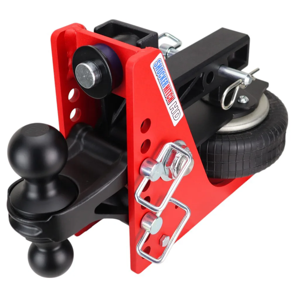 Shocker HD Air Hitch & Black Combo Ball Mount