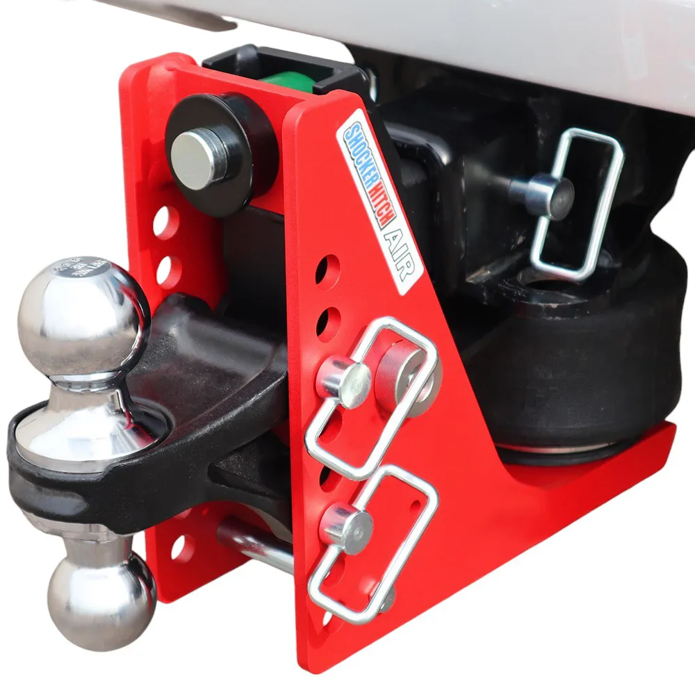 Shocker Air Hitch & Chrome Combo Ball Mount
