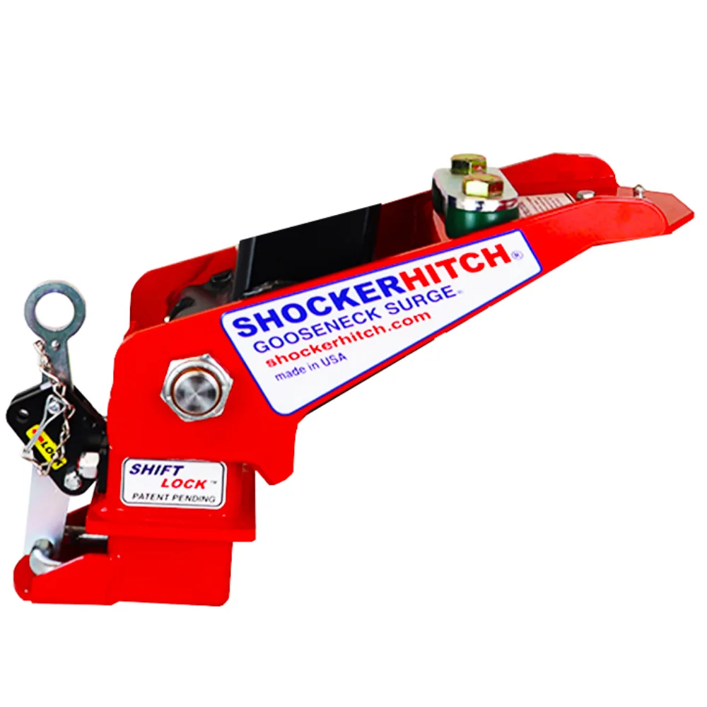 Replacement Red 30k Main Frame Gooseneck Air with Shift Lock Coupler for 2-5/16" Ball