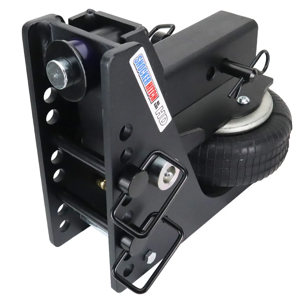 Shocker HD Max Black Air Hitch Base Frame Complete w/ Pins (No Ball Mount)