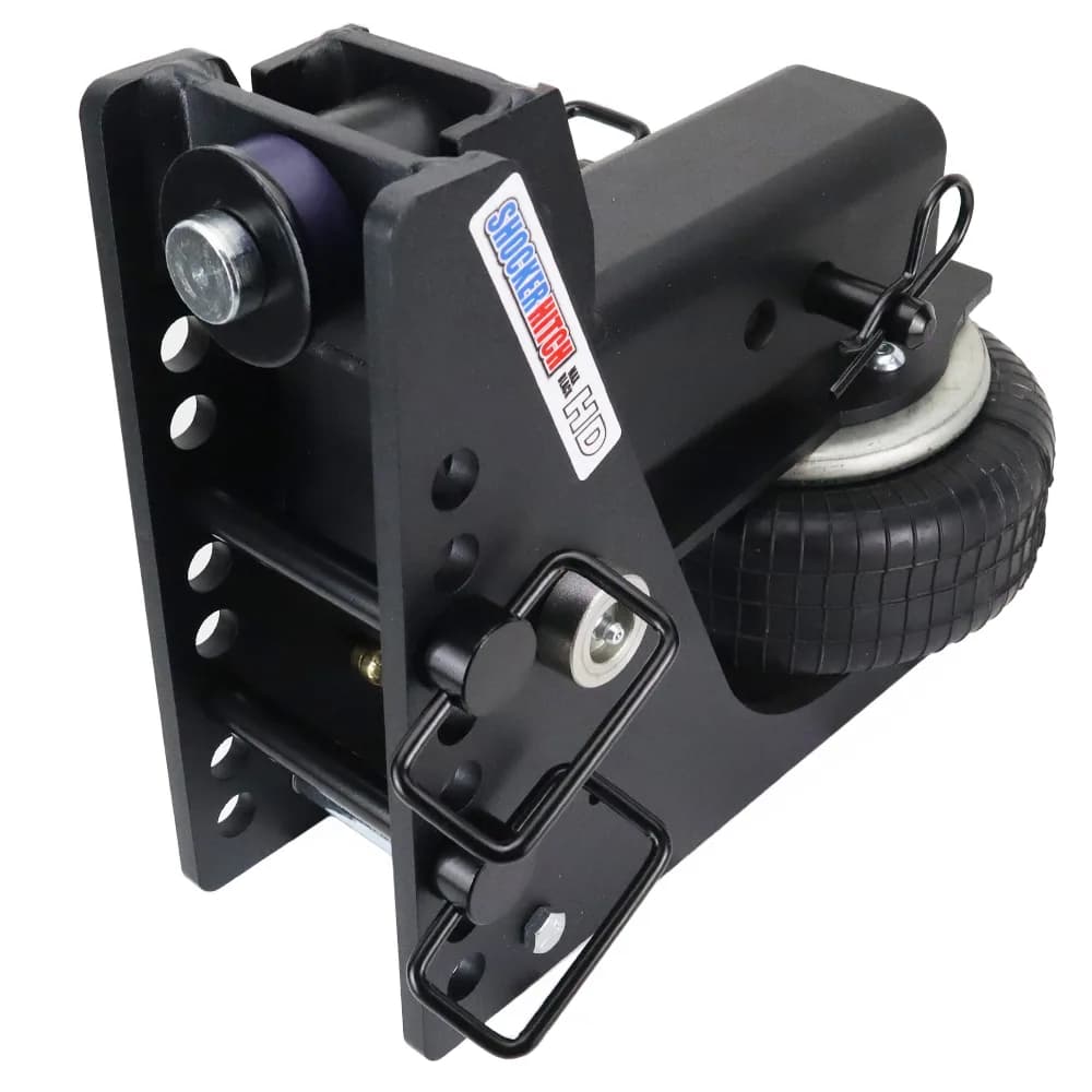 Shocker HD Max Black Air Hitch Base Frame Complete w/ Pins (No Ball Mount)
