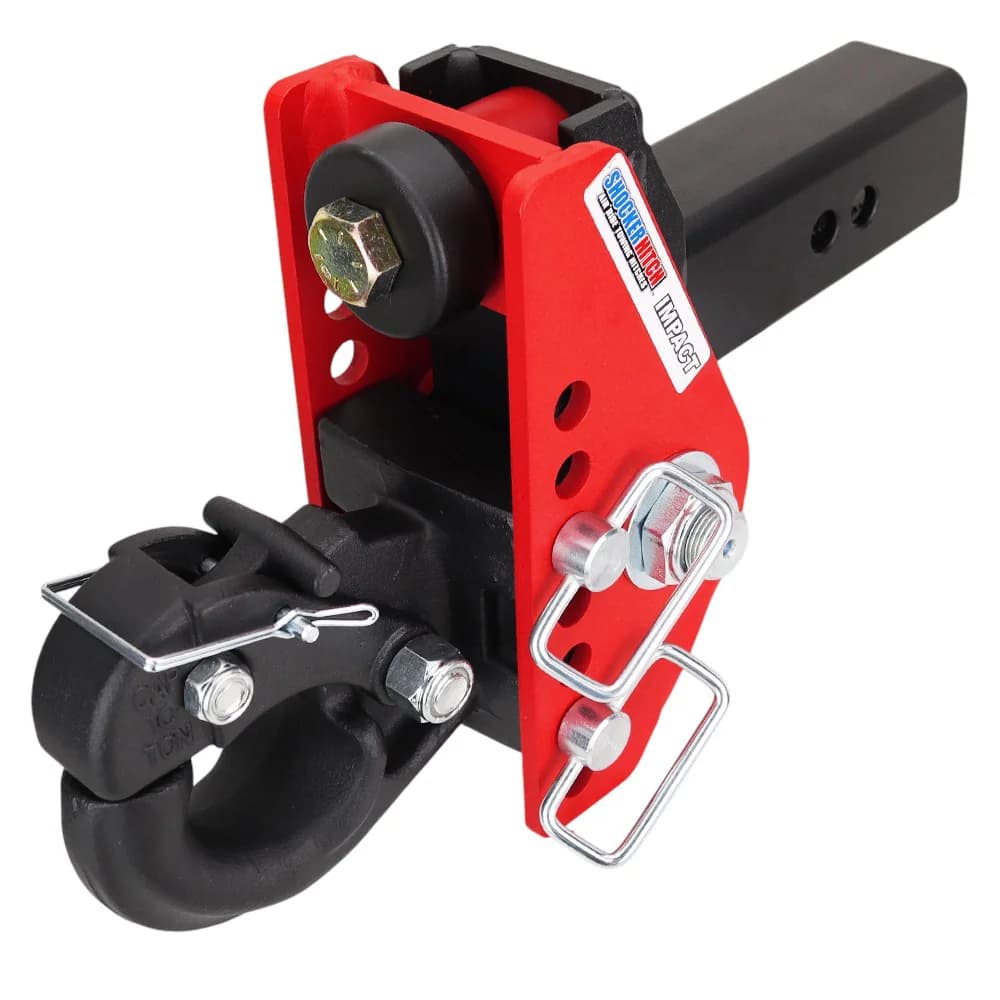 Shocker Impact Cushion Hitch & Pintle Hook Mount — Shocker bumper-pull receiver hitch (SKU SH-125-333)