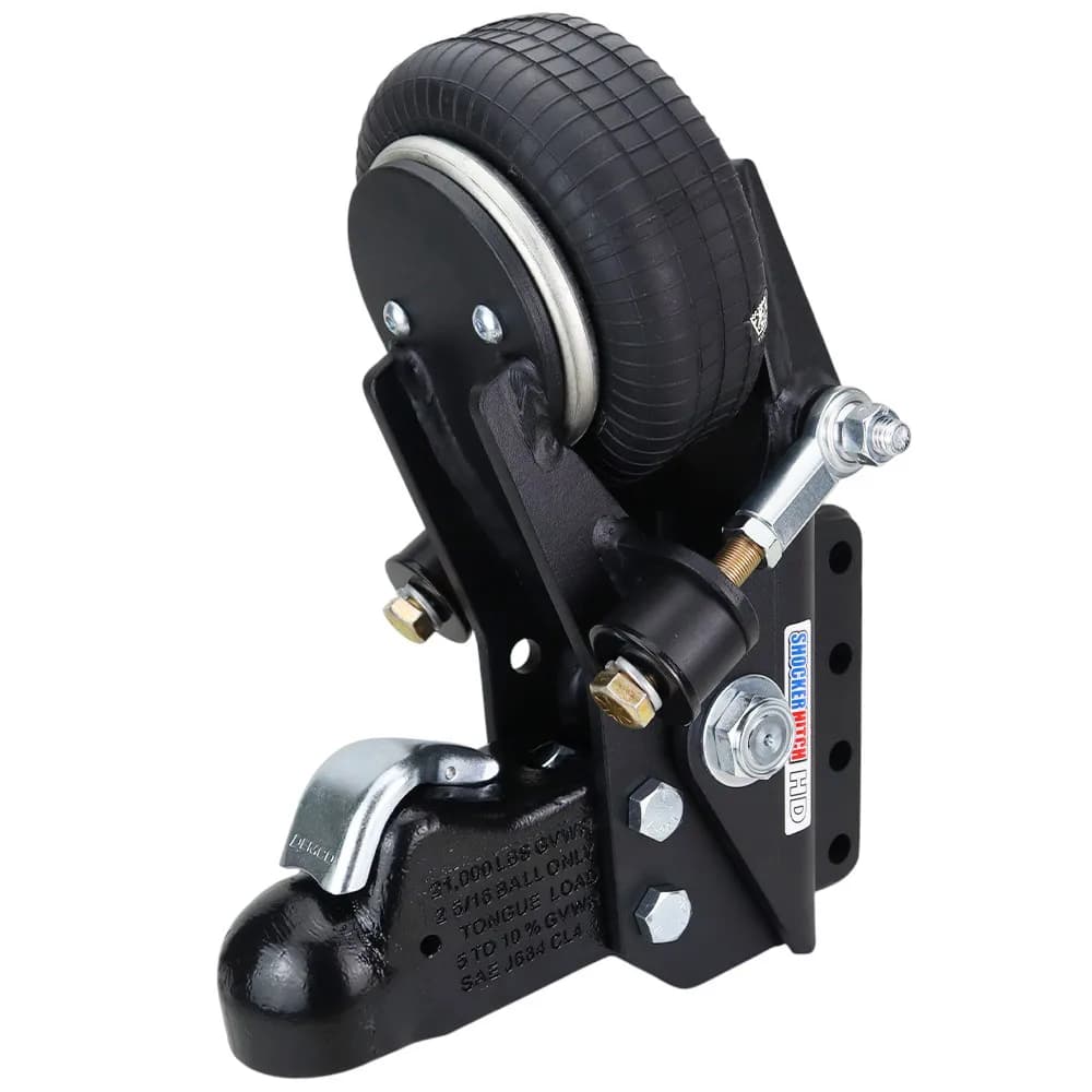 HD Air Trailer Tongue Mount & Demco Metal Handle Coupler for 2-5/16" Ball - 21,000 lbs
