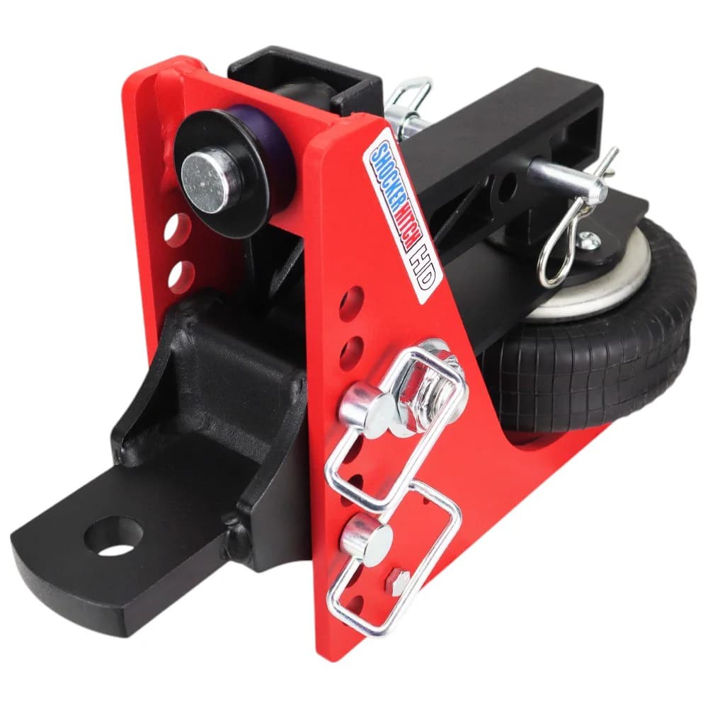 Shocker HD Air Hitch & Drawbar Mount — Shocker bumper-pull receiver hitch (SKU SH-HD650-200)