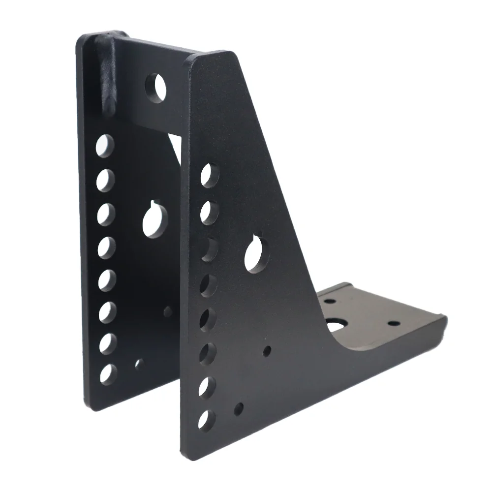 Shocker Replacement 14K Black Air Base Frame Only 8 Hole — Shocker bumper-pull receiver hitch (SKU SH-Frame-Air-BLK)