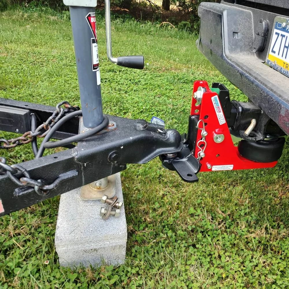 Shocker HD Air Hitch & Drop Ball Mount w/ 2" Ball & Sway Bar Tabs