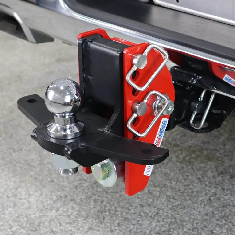 Impact Cushion Hitch & Drop Ball Mount w/2-5/16" Ball & Sway Bar Tabs