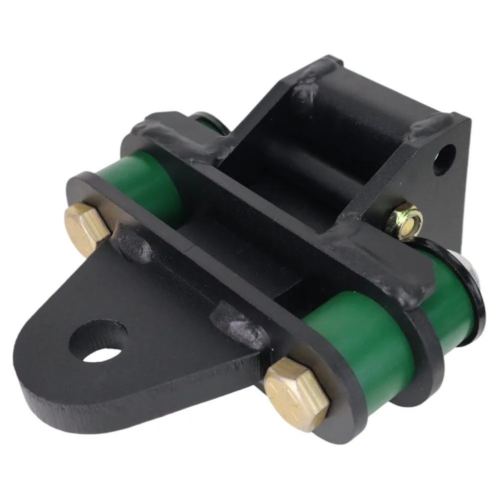 Shocker Quad Cushion Draw Bar Mount with 1 inch Hole — front view