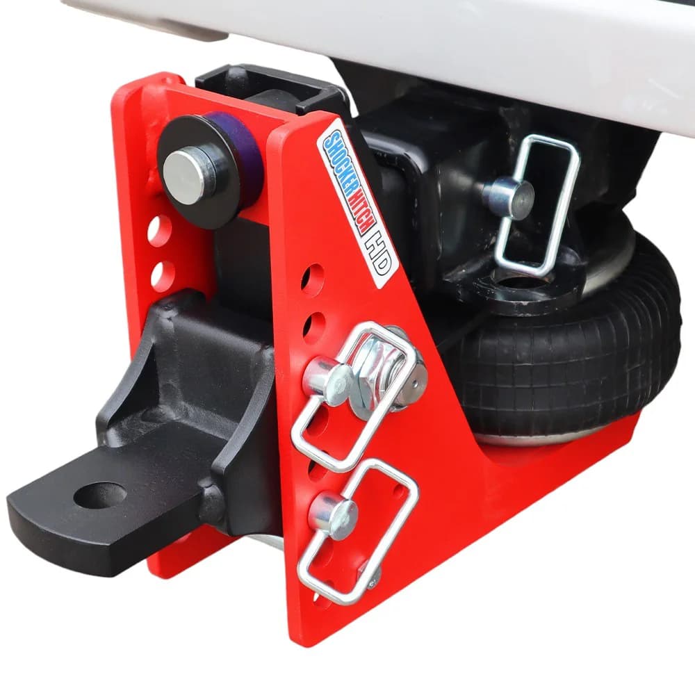 Shocker HD Air Hitch & Drawbar Mount — Shocker bumper-pull receiver hitch (SKU SH-HD650-250)