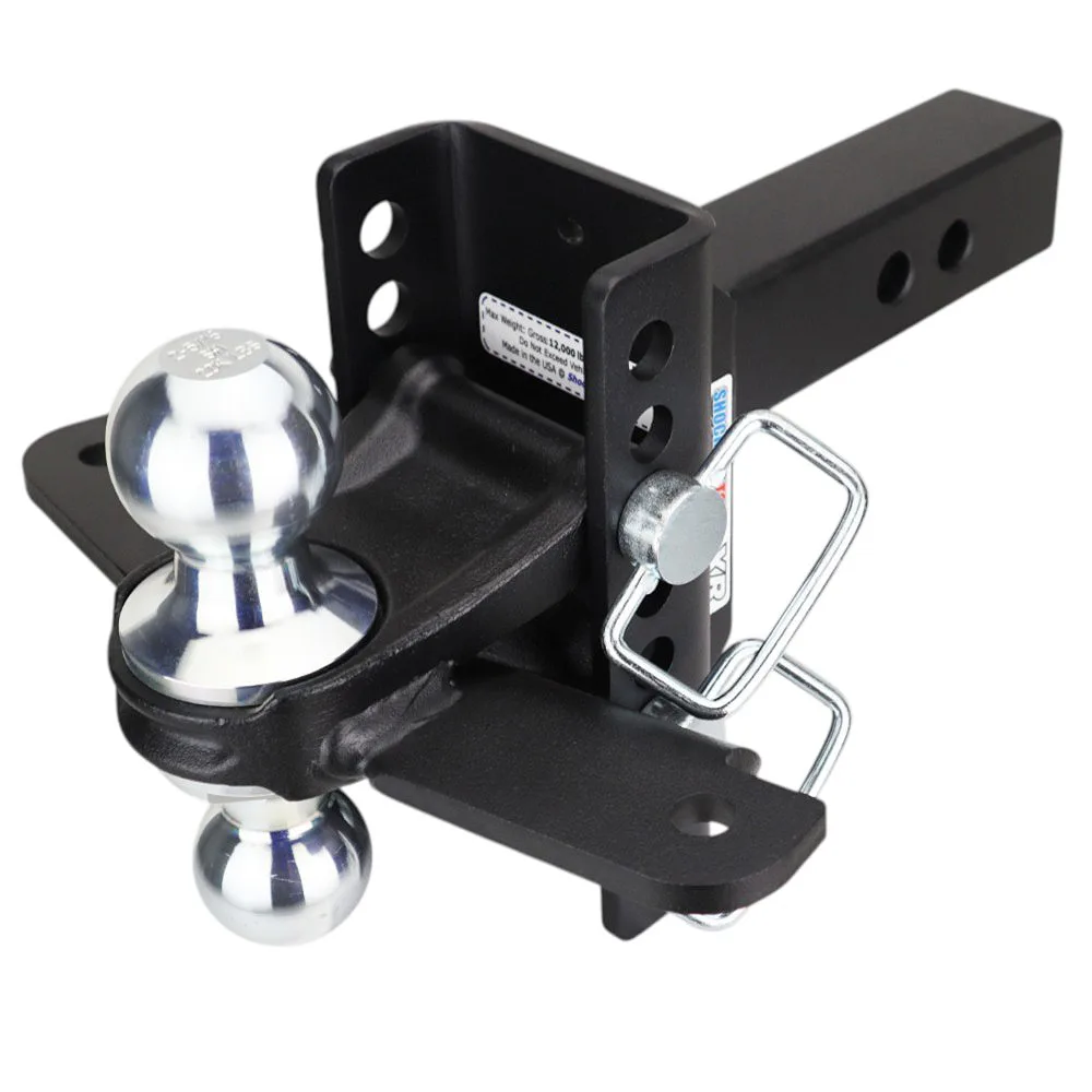 XR Hitch & Chrome Sway Tab Combo Ball w/2" & 2-5/16" Hitch Balls