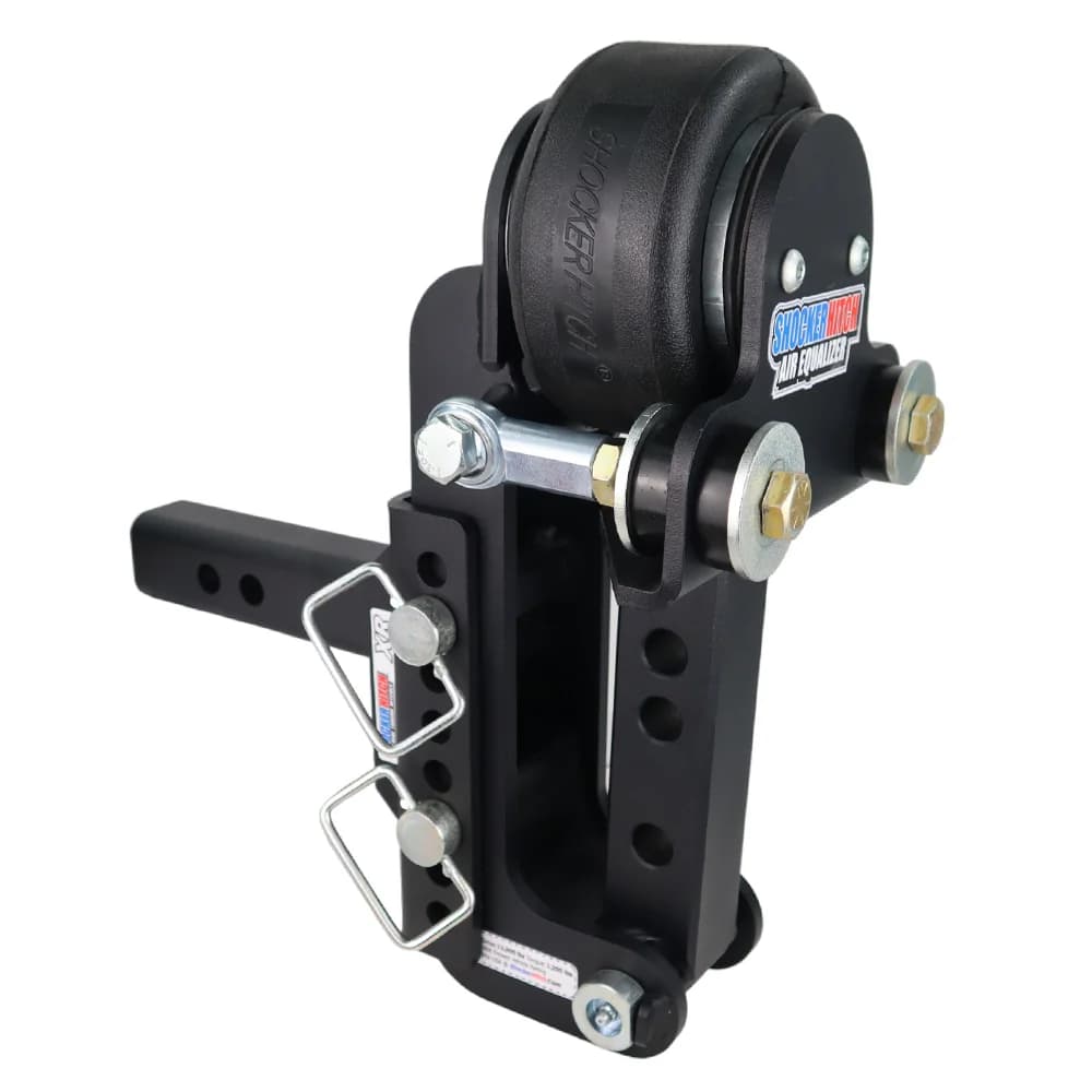 Shocker Air Equalizer for WD Hitch Kit (Air Equalizer, XR Drop Hitch & 2 Hitch Pins) — Shocker weight distribution hitch (SKU SH-7002)
