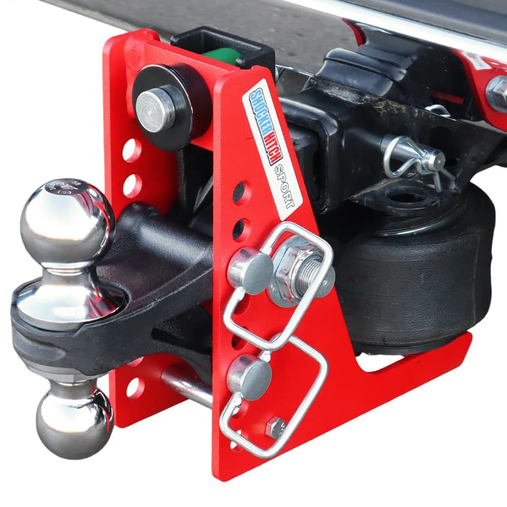 Shocker Sport 8K Air Hitch & Chrome Combo Ball Mount