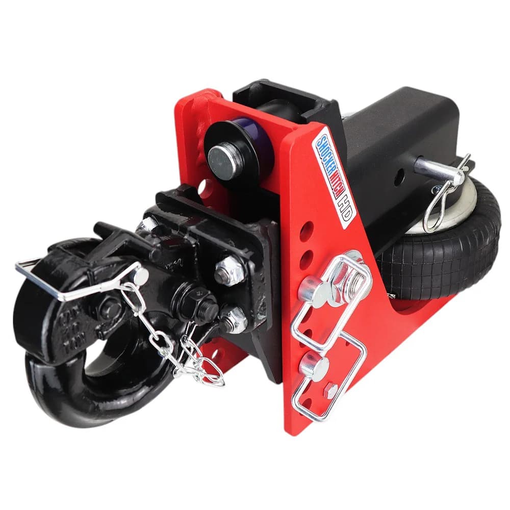 Shocker HD Air Hitch & Pintle Hook w/Mount — Shocker bumper-pull receiver hitch (SKU SH-HD631-300)