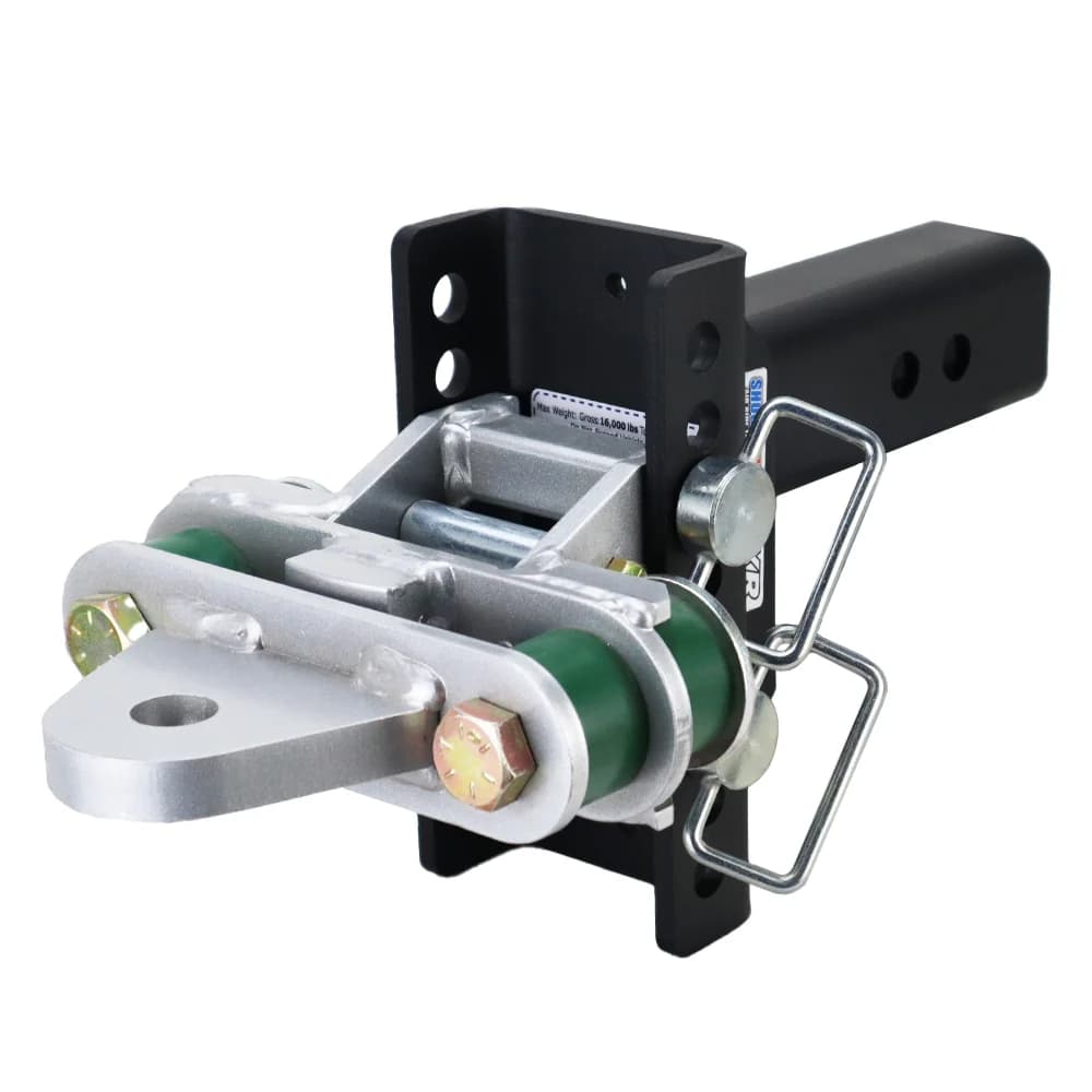 Shocker XR Quad Cushion Drawbar Hitch w/1" Hole — Shocker bumper-pull receiver hitch (SKU SH-XR125-370)